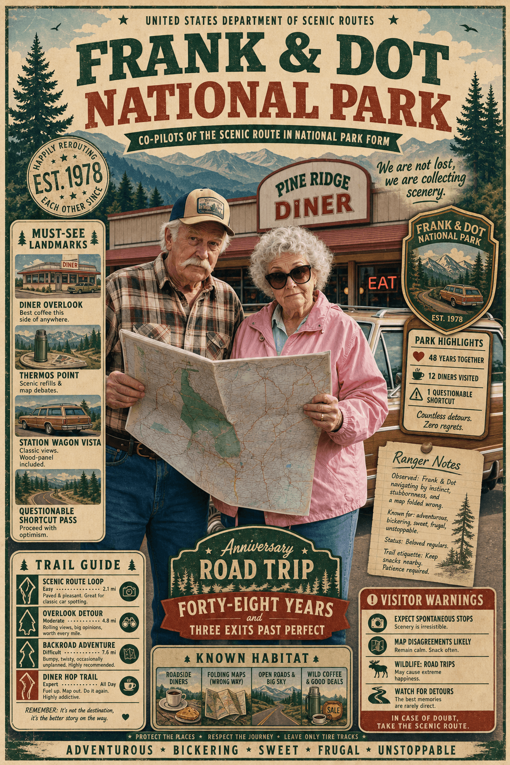 Frank & Dot National Park poster