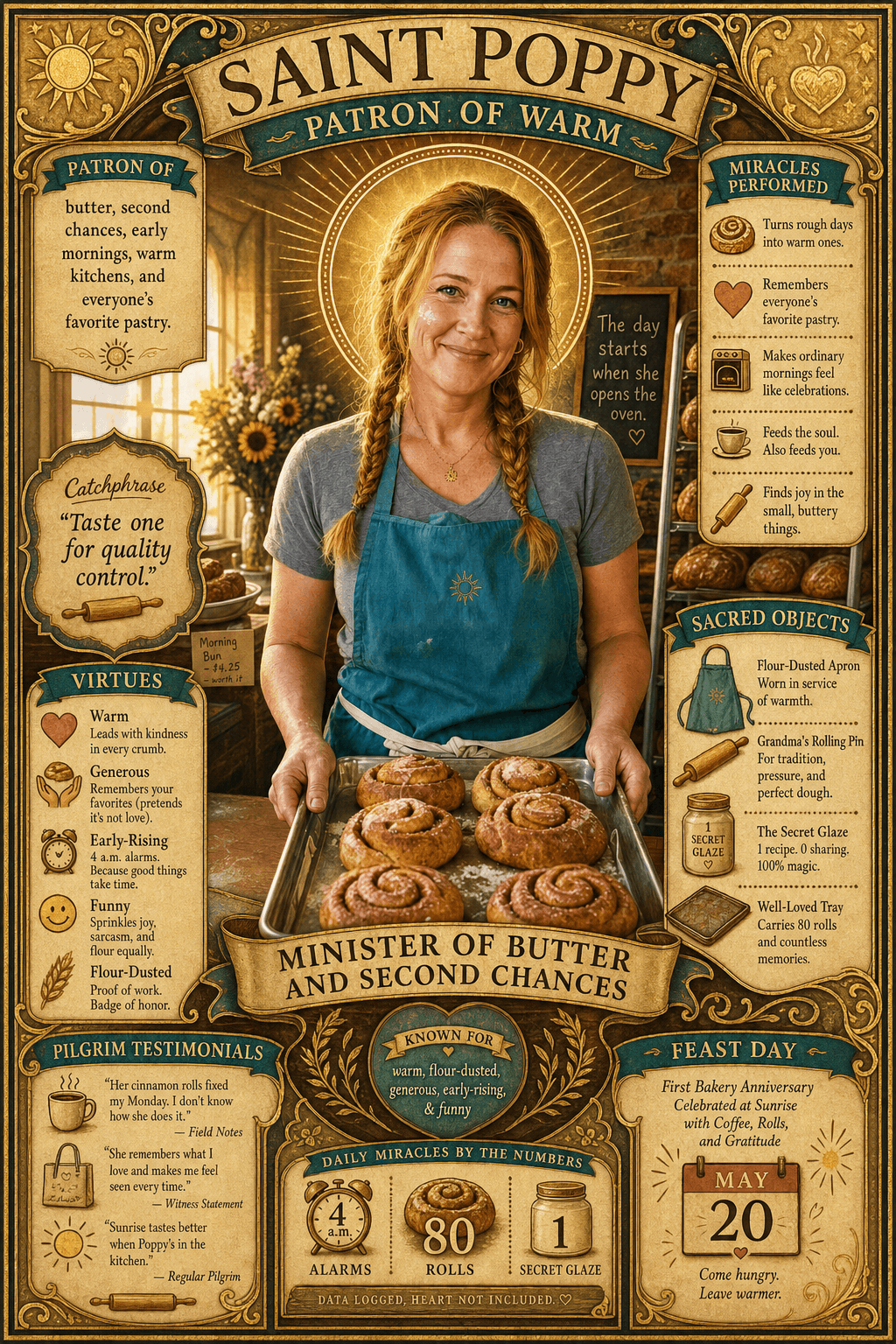 Poppy Patron Saint poster