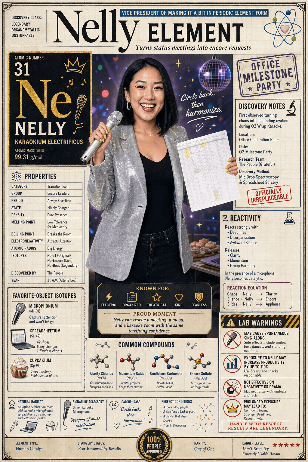 Nelly Periodic Element poster