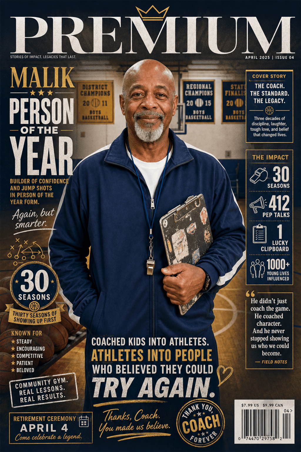 Malik Person of the Year poster