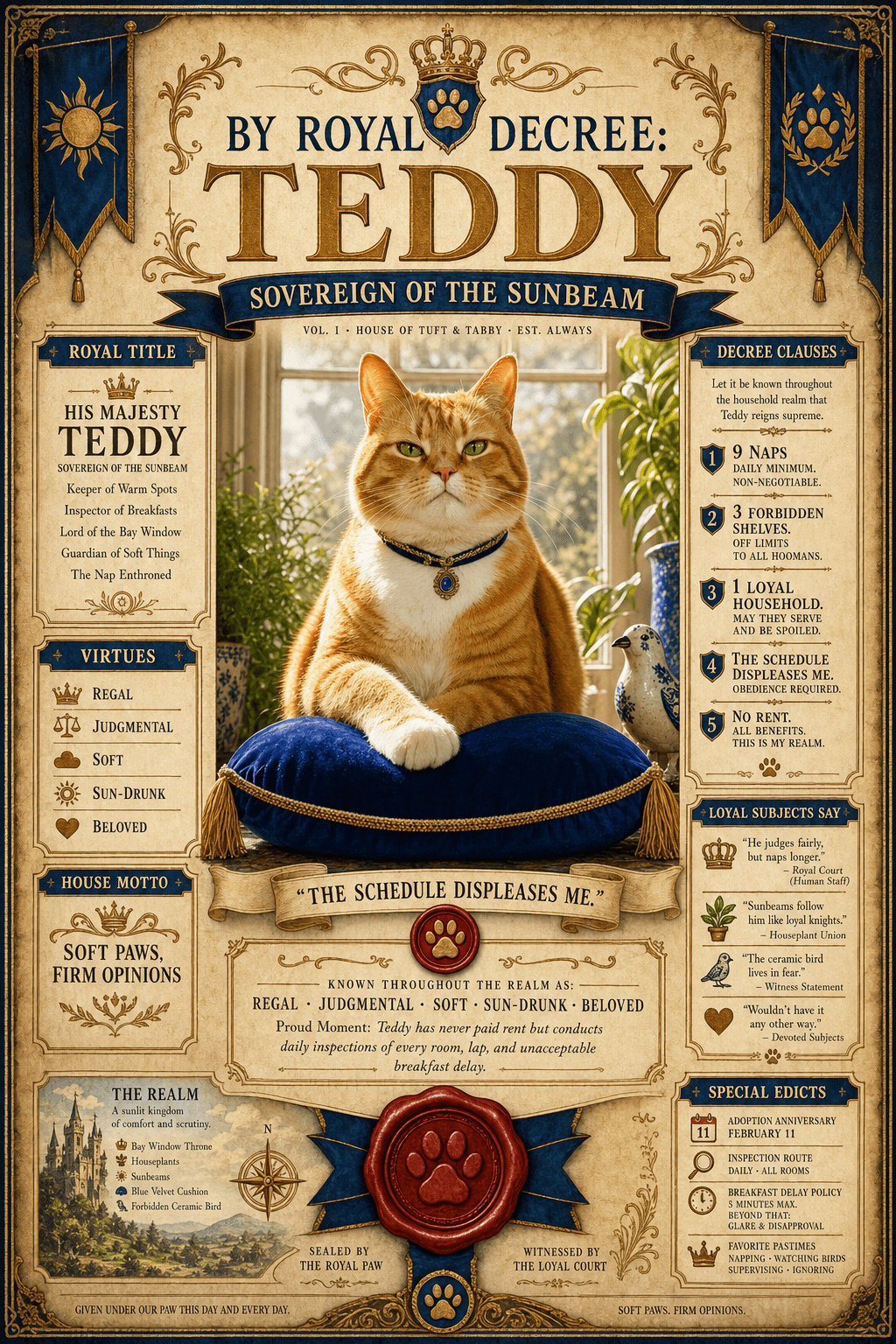 Teddy Royal Decree poster