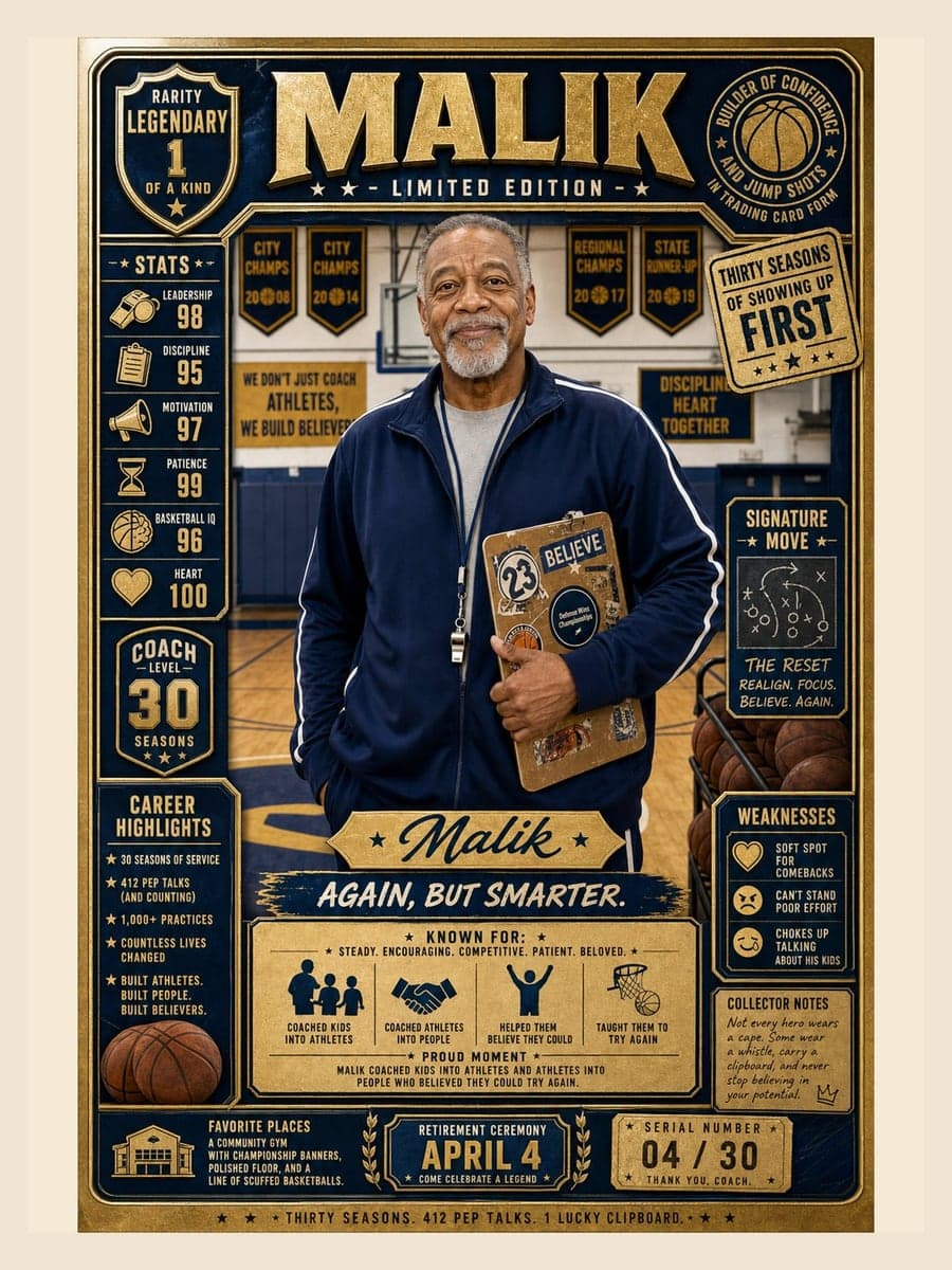 Malik Trading Card poster