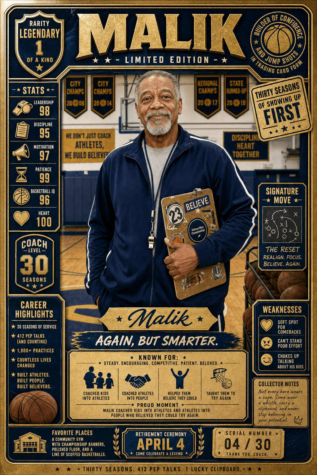 Malik Trading Card poster
